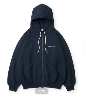 everyone original logo zip up hoodie L