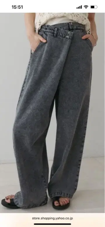 부즈루드 데님 팬츠