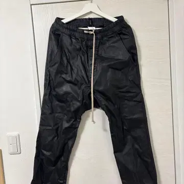 블랙 사루엘 팬츠 드로우 스트링 포함