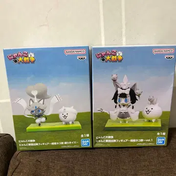 냥코 대전쟁 냥코 군단 출진 피규어 2세트