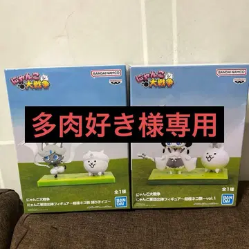 냥코 대전쟁 냥코 군단 출진 피규어 2세트