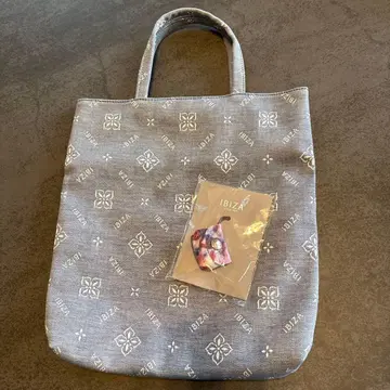 IBIZA 꽃무늬 토트백 A4 사이즈