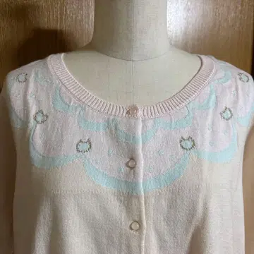 [ FL5 ] franche lippee 스캘럽 패턴 가디건