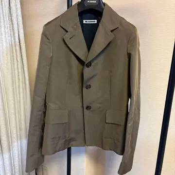 JIL SANDER 브라운 테일러드 자켓