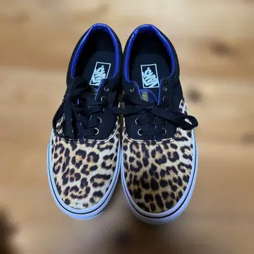 VANS 레오파드 무늬 스니커즈 블랙/블루