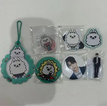 txt 수빈 캔 배지 커버 홀더 스티커 아크릴 스탠드 핀 배지