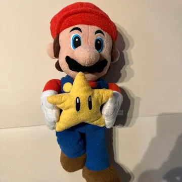 마리오 봉제 인형 스타 포함 약 30cm