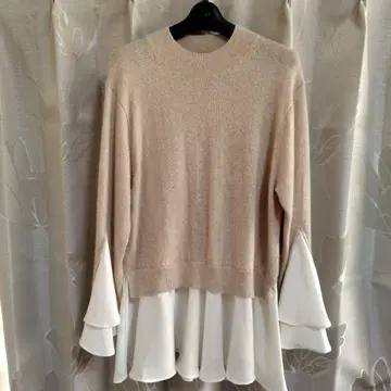 23구 베이지 긴팔 니트 44