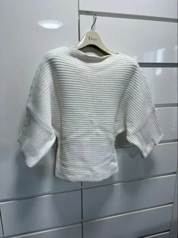 demylee new york 코튼 디자인 니트 화이트 S 사이즈