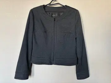 노카라 자켓 그레이