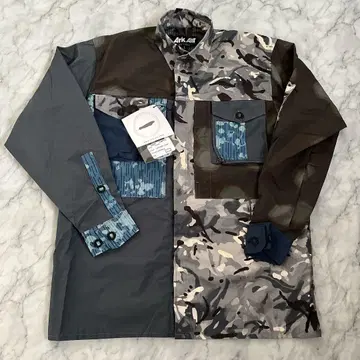 ArkAir 밀리터리 자켓 남성용 L 카모 패턴