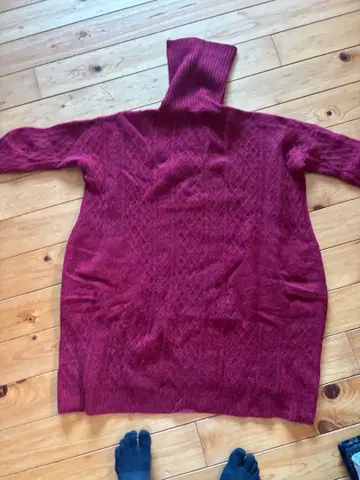 일리안로브 알파카 하이넥 스웨터