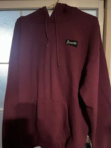 Rivaxide 버건디 후디