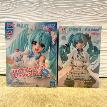 하츠네 미쿠 x 시나모롤 피규어 2체 세트