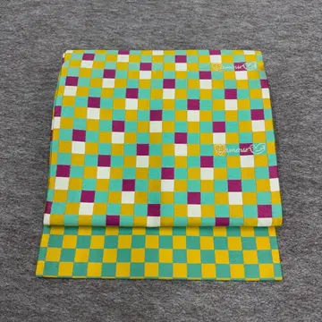 미사용 새상품 순수 실크 나고야 오비