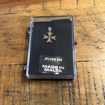 실버 925 십자가 펜던트 몰타 제작