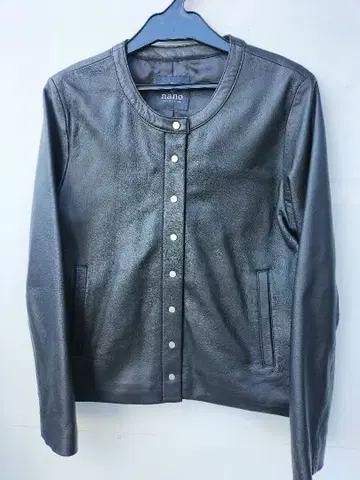 나노 유니버스 천연 가죽 라무 가죽 자켓 S