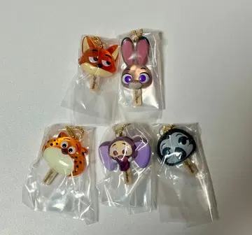 주토피아 아이스캔디 참 5종 닉 주디