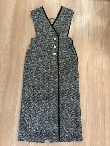 Apuweiser-riche 랩 트위드 점프수트