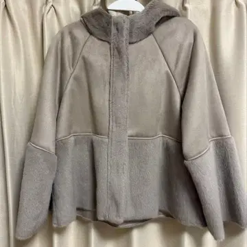 페이크 무스탕 코트 anisis luxury