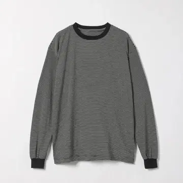 ONC MERINO 블랙 4 롱 슬리브 T셔츠