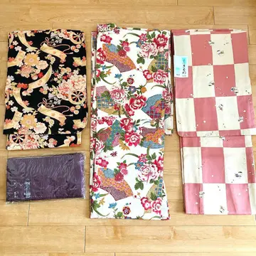 레트로 기모노 세트 유카타 대정 로망