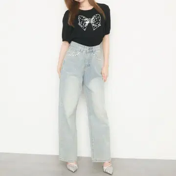 TITTY&CO. 비쥬 데님 팬츠 S 사이즈