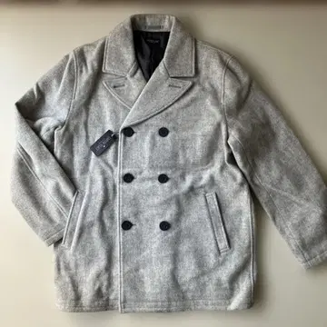 보이즈 그레이 더블 브레스트 피코트 160cm