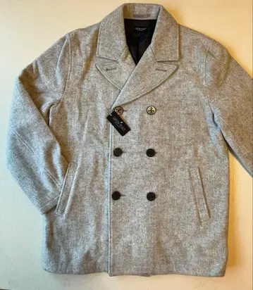 보이즈 그레이 더블 브레스트 피코트 160cm