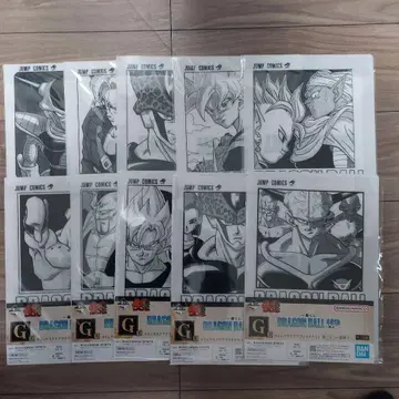 드래곤볼 제일복권 DRAGON BALL 40 클리어 파일 10종