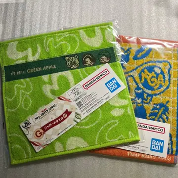 Mrs. GREEN APPLE 제일복권 G상 자카드 타월 2장