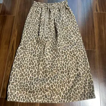 lelill 레릴 레오파드 무늬 카모 패턴 리버서블 스커트