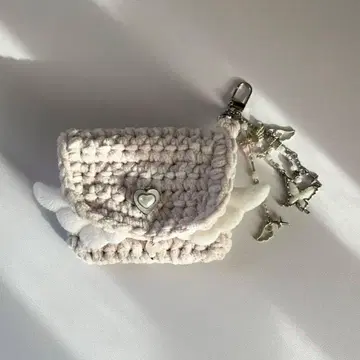 미니 파우치 천사 핸드메이드 핑크