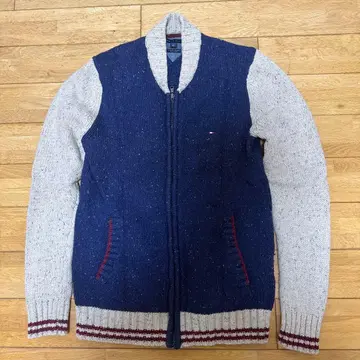 타미힐피거 집업 가디건