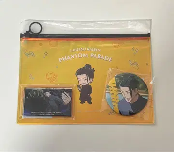 [ 당일 발송 ] 주술회전 팬파레 복권 게토 스구루 캔뱃지 아크릴 파우치