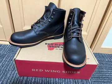 레드윙 슈즈 블랙 워크 부츠