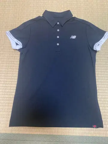 New Balance 여성용 피케 셔츠 M 네이비