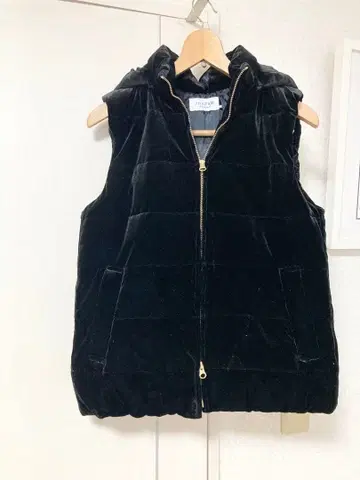 anyFAM 블랙 벨벳 충전솜 베스트 L