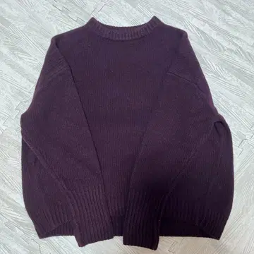 IENA AQUA 크루넥 풀오버 퍼플