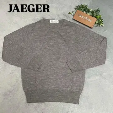 [ JAEGER ] 예거 크루넥 스웨터 그레이