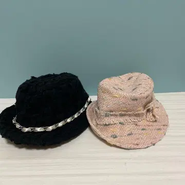 네오 브라이스용 블랙과 핑크 햇 세트