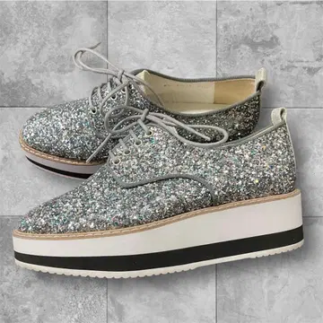 DIANA 글리터 통굽 스니커즈 21.5cm