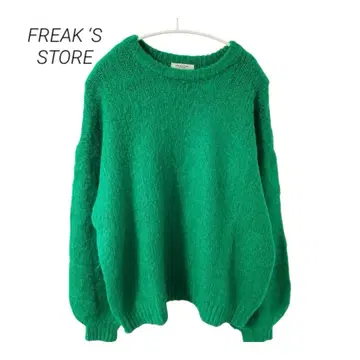 FREAK'S STORE 프릭스스토어 샤기 니트 그린