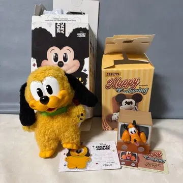 POPMART 디즈니 미키 패밀리 52TOYS 플루토 피규어