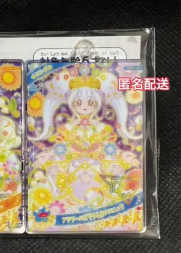 남코 한정 비밀의 아이프리 아크릴 카드 키링 링 공주