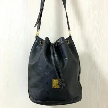 MCM 블랙 복조리 숄더백