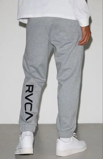 RVCA 그레이 조거 팬츠 스웨트 팬츠