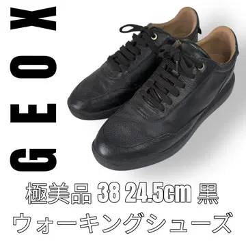GEOX 제오스 38 24.5cm 워킹화 블랙 블랙