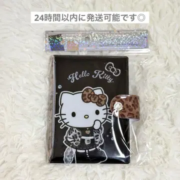 산리오 레오파드 무늬 헬로키티 씰 바인더 씰북