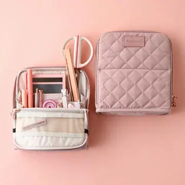 퀼팅 툴 펜 스탠드 파우치 핑크 프란프란